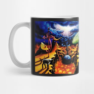 Trippy Hippie Psychedelic Spirit Angel Apocalyptic Surrealism Landscape Mug